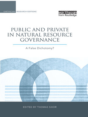 cover image of Public and Private in Natural Resource Governance